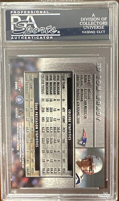 Tom Bradyサイン入り 2002-03 Topps Stadium Club 