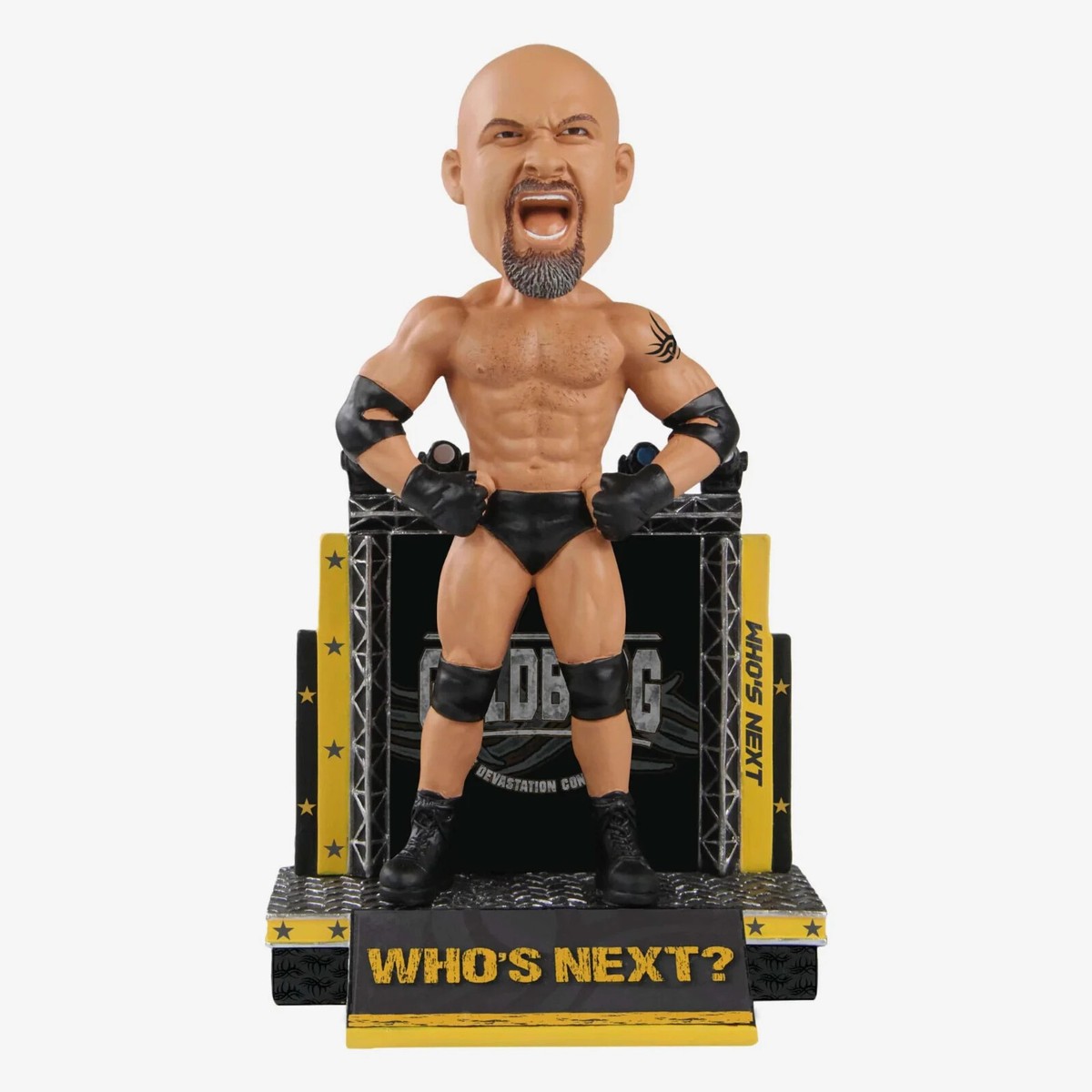 wcw Bill Goldberg who'snext！ BILL GOLDBERG Who's Next? WCW WWF WWE Wrestling Legend Bobblehead