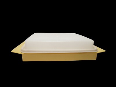 Vintage Tupperware Deviled Egg Tray Keeper Carrier Container, 2 Inserts & Lid
