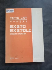 Hitachi EX270 EX270LC Hydraulic Excavator Factory Parts Catalog