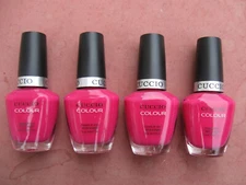 Cuccio Colour 6013 Singapore Sling 13mL Nail Polish 4-bottles