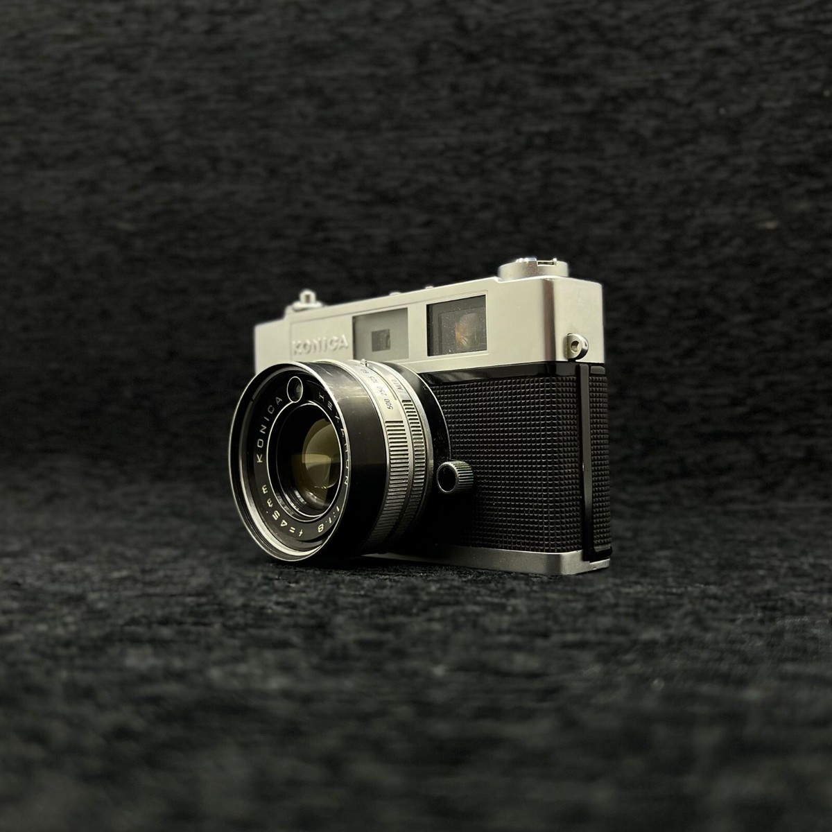 1965 Vintage Old Camera Konica Auto S2 45mm F/1.8 Lens Hexanon