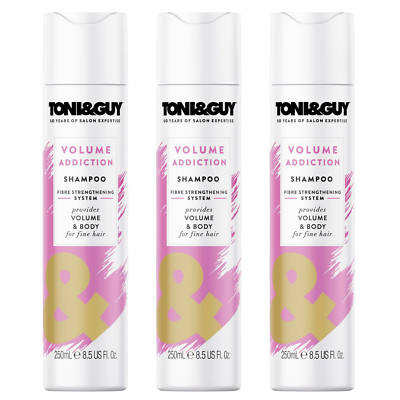 Toni&Gut Volume Addiction Shampoo Faserstärkungssystem feines Haar 250ml x3