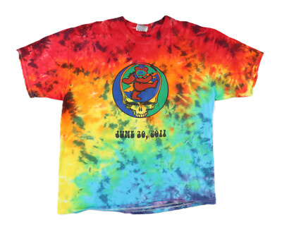 2011 Adult L XL Grateful Dead Ringers Tribute Band Music Concert T Shirt