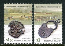2025 Norfolk Island 200th Ann of 2nd Penal Settlement MUH Set of 2 Stamp