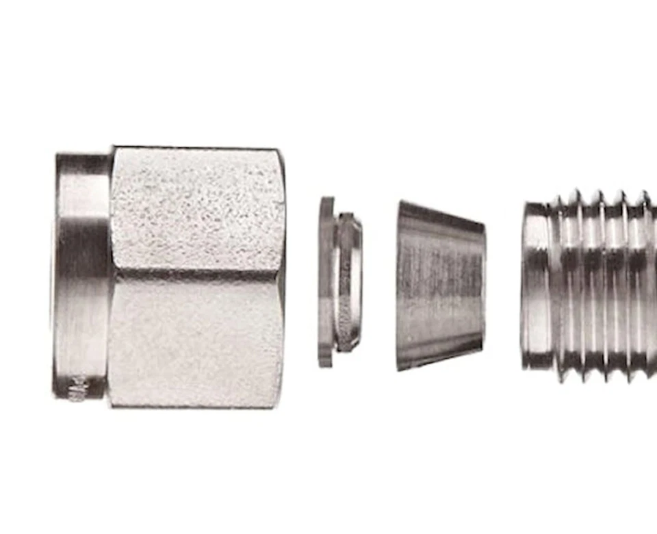 1/4 Tube x 1/2 MNPT 316ss Male Connector Fitting  Swagelok SS-400-1-8 - Image 2 of 2