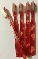 10-PACK FUN Vintage NEW Designer Toothbrush By Alan Stuart New York