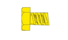 Woodland Scenics H873 Hob-Bits 2-56 1/8" Hex Head Machine Screw (5-Pack)