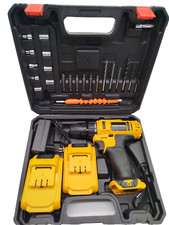 Trapano Avvitatore  Professionale 2 Batteria 48V a Litio  + Valigia  Accessori