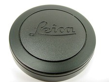 Leica Leitz M 75 mm tappo in metallo nero | 200 mm Telyt 35,85,28 pezzi Summilux | $38 | #97