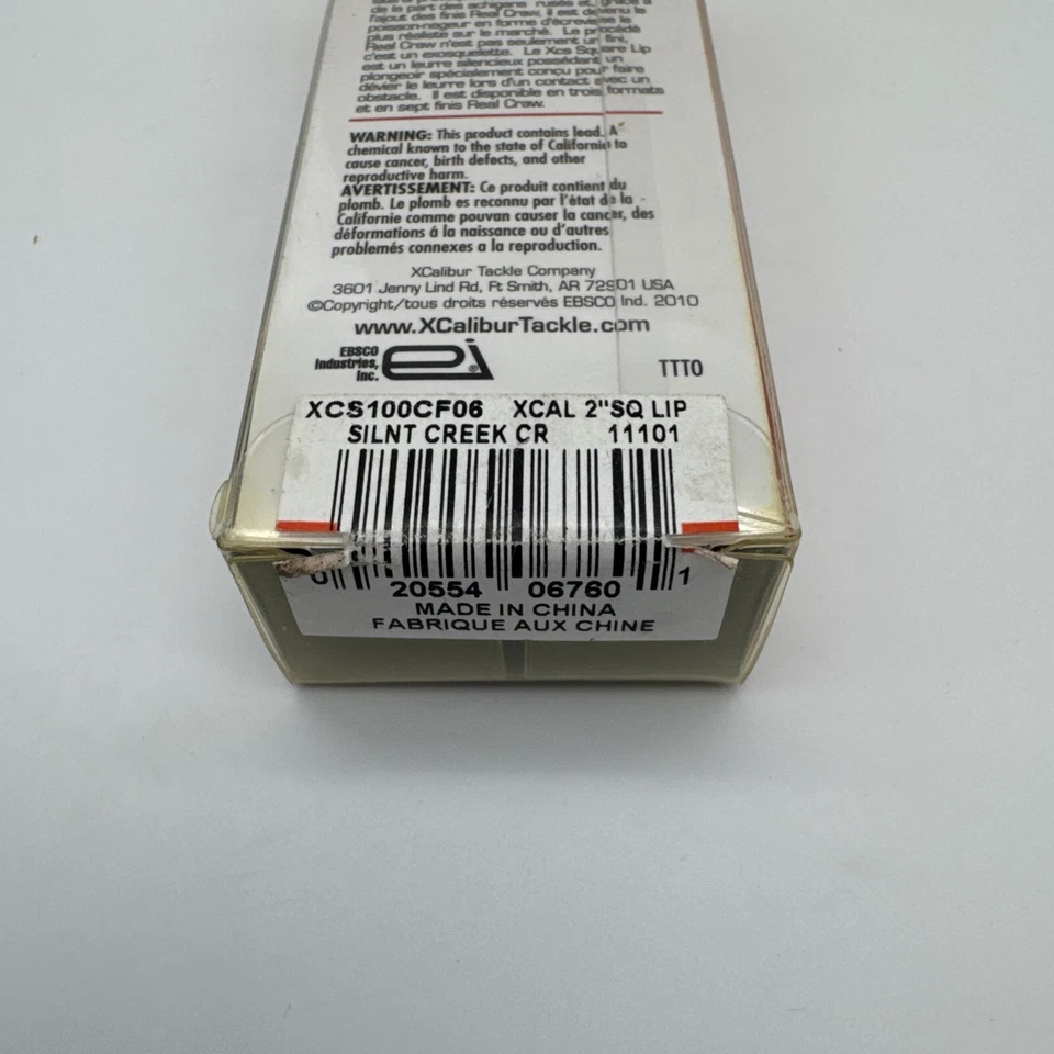 XCalibur XCS100 Silent 2" Real Craw Series Crankbait Square Bill Bass Fishing - Image 2 of 2