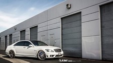 Cars mercedes s65 Desk Mat Stitched