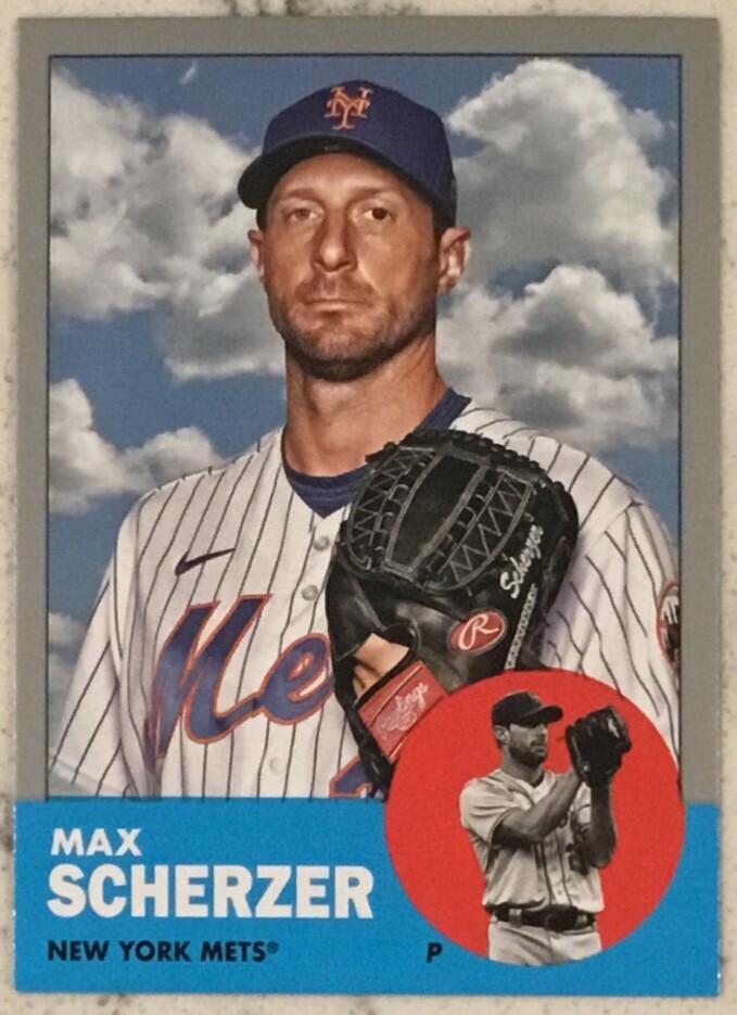 2022 Archives Base Silver #37 Max Scherzer #d /99 NICE CARD!