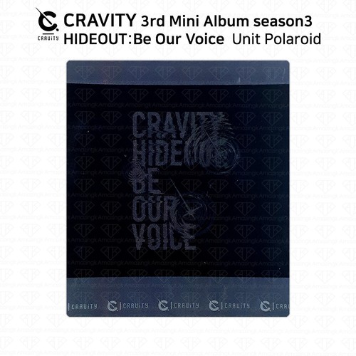 Cravity 3rd Mini Album Season 3 : Hide Out Be Our Voice Unit Polaroid Photocard - Picture 2 of 29