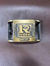 Ryder Safe Driver Award Belt Buckle