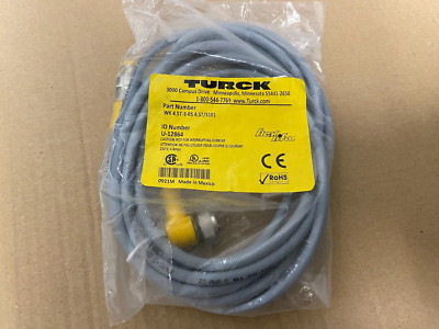 Turck wk 4.5t-3-rs 4.5t/s101 Double-End Cord | eBay