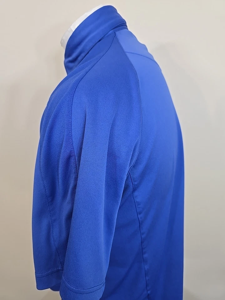 Polo de golf Masters Performance para hombre M azul amarillo manga corta  Foto 3 de 4