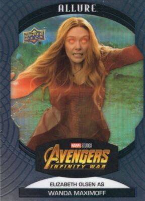 Marvel Allure Black Rainbow Basiskarte #81 Elizabeth Olsen als Wanda Maximoff