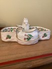 Tiffany Strawberry Basket Sugar & Creamer 4494 Hammersly Bone China — photo 2