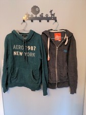 Aéropostale Sweater And Superdry Hooded Jacket. Medium