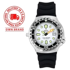 Ratio FreeDiver 1000M Quartz White Dial Diver's Men's Watch 1038EF102V-WHT-V02