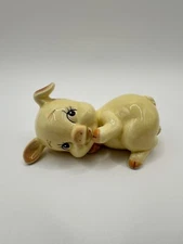 Lefton Pig Figurine Kitschy Vintage MCM 1960's Japan 1.75" x 4"