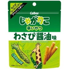 Calbee Jagarico Wasabi and soy sauce taste snack 38g from Japan jagariko
