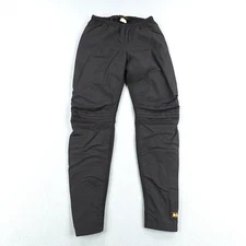 Vintage REI Pants Mens Small Black Tapered Trail Joggers Rain Windbreaker Fleece