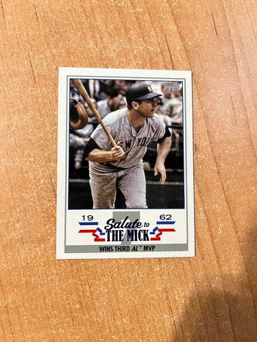 Mickey Mantle #STM-7 — 2022 Topps Update Salute to the Mick baseball card