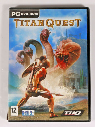 PRL) TITAN QUEST GIOCO COMPLETO VIDEO GAME PC DVD-ROM JEU JUEGO RUOLO ACTION - Foto 1 di 8