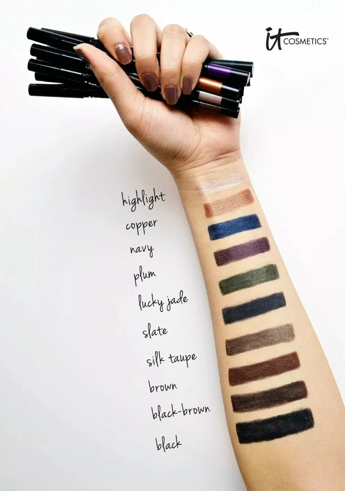 It Cosmetics No-Tug Waterproof Anti-Aging Gel Eyeliner SILK TAUPE 0.5g-Full Size - Image 3 of 4