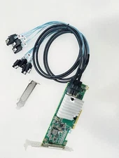 9300-8I 12Gbps HBA IT Mode ZFS FreeNAS unRAID+2*SFF-8643 SATA Cable US