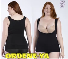 ESSENTIAL OPEN BUST CONTROL SLIM TANK SHAPER T-SHIRT SLIM CONTROL CAMI REDU