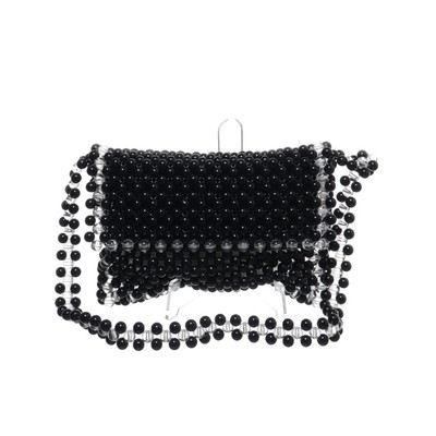 Umhängetasche, Damen, Schwarz/Transparent, 22, 3, 15 cm #dJB