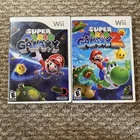 Super Mario Galaxy 1 and 2 - Nintendo Wii Lot - CIB, Tested and Working!
