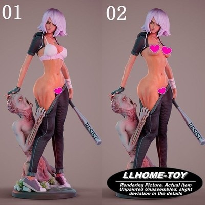 1/6 Zombie attack hot girl 3D Print Model Kit Unpainted Unassembled Figure