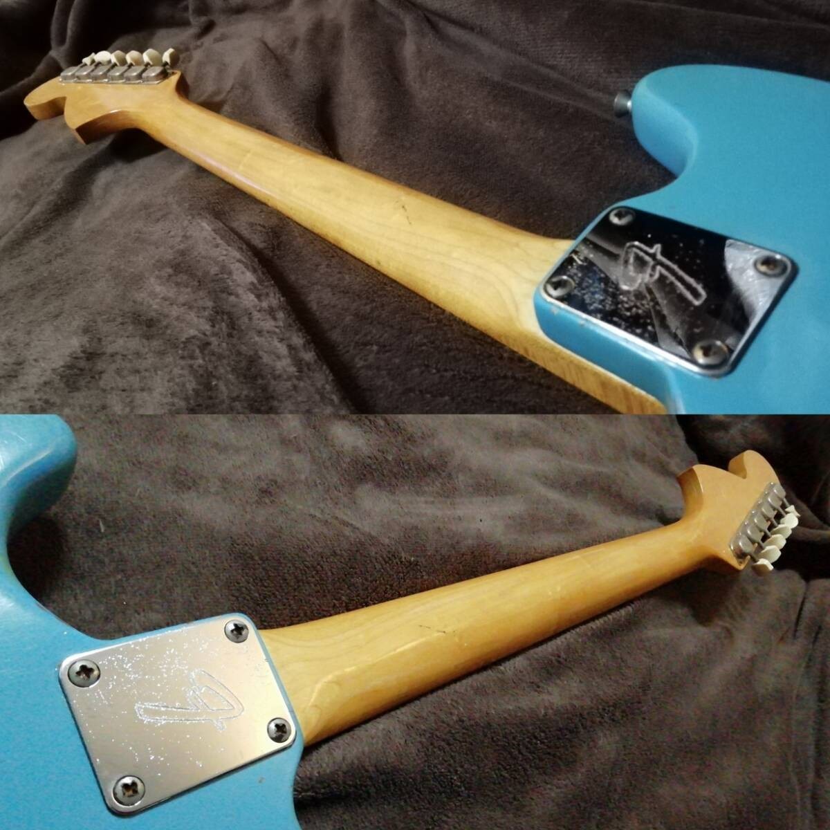Electric Guitar Fender USA 1966 Mustang Daphne Blue | eBay