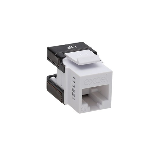 Excel Cat5e/Cat6/Cat6A FTP Shielded/UTP Un-Shielded RJ45 Keystone Jack Punch IDC - Afbeelding 8 van 9