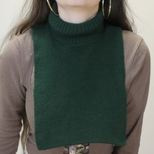 Vintage 70s Dickie Green Layering Turtleneck Piece