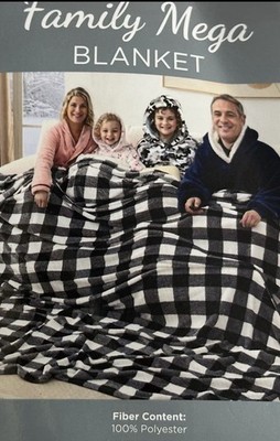 Ultra Soft HUGE MEGA BLANKET  11 x 9 Foot Luxury To Share With Your Family!!