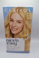Clairol Nice'n Easy Crème, Natural Looking Oil Infused Hair Dye, 10 Extra Light