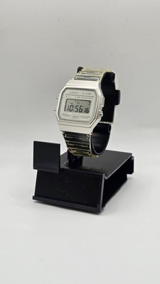 Casio F91WS-7,   7 Year Battery Chronograph Watch, Clear Silicone Strap, Alarm