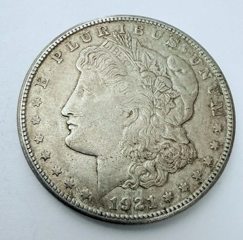 1921 S  $1 Morgan Silver Dollar 90% Silver, Extra Fine Condition Free Ship #1608