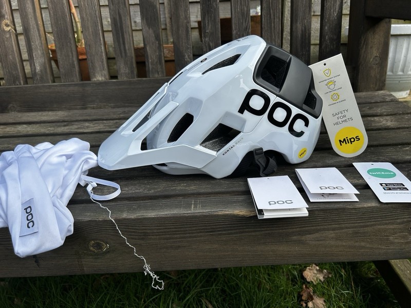 POC Kortal Race MIPS MTB Helmet Size M Hydrogen White Brand New