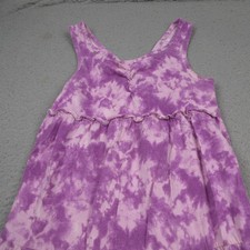 Chaps Dress Girls Medium (8-10) Purple Maxi Floral
