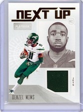 * DENZEL MIMS * 2020 PLAYBOOK NEXT UP JERSEY RELIC RC SP