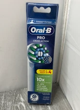 4ct Oral-B PRO Cross Action Refill Brush Heads Value Pack