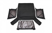 Rough Country Black Denim Fabric Soft Top For Wrangler Tj 2dr W Full Steel Drs