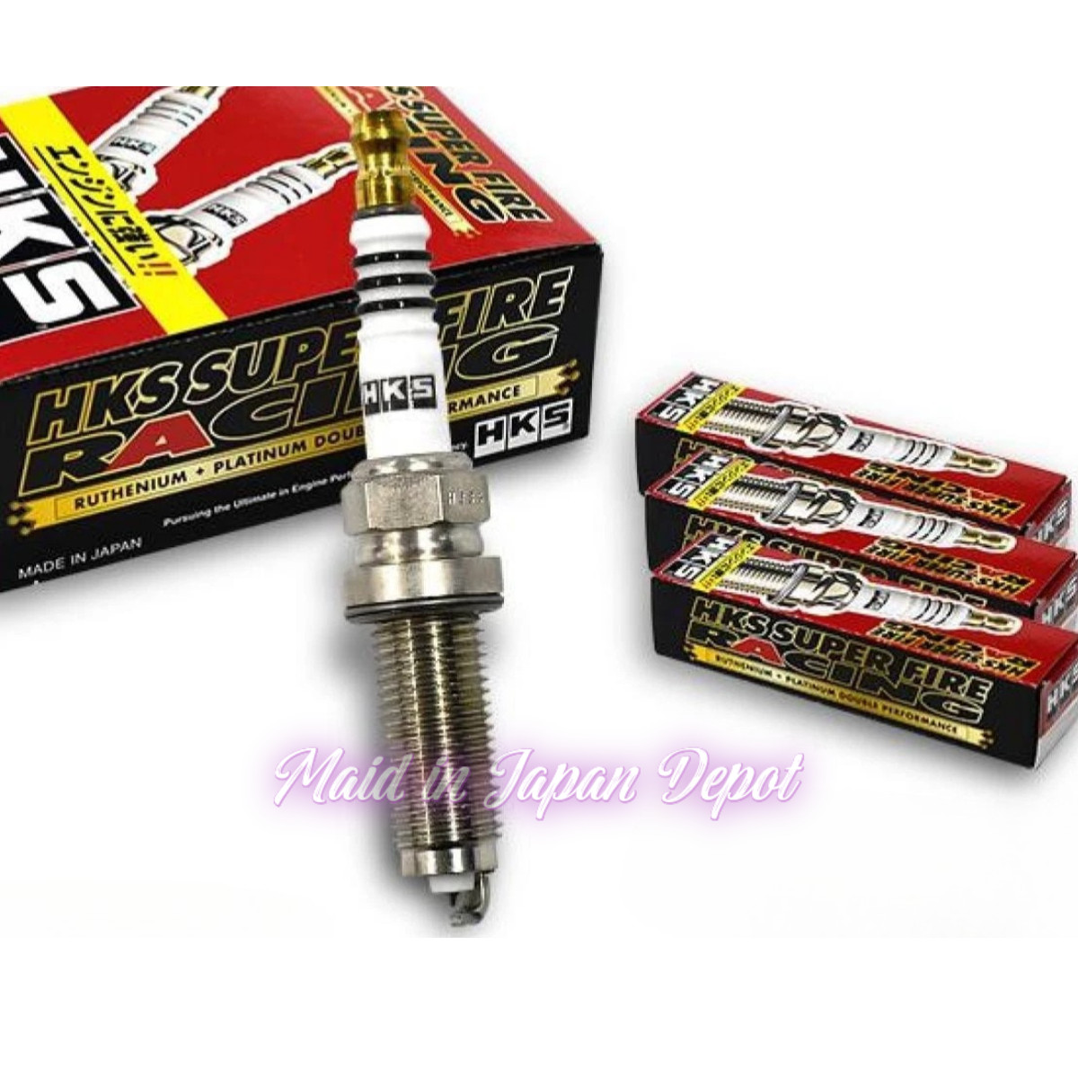 HKS Super Fire Racing Spark Plug M40X 50003 Jimny Sierra JB74W K15B 1.5 NGK8 4pc
