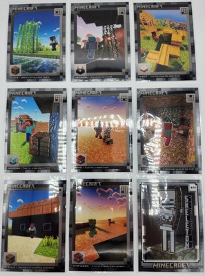 2024 Panini Minecraft Parallel Chrome Lot of 9 Cards